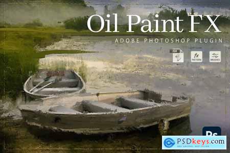 Oil Paint FX Photoshop Action Plugin