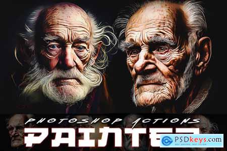 Painted Photoshop Action