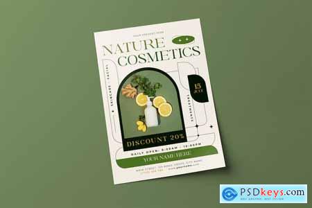 Nature Cosmetic Store Sale Flyer