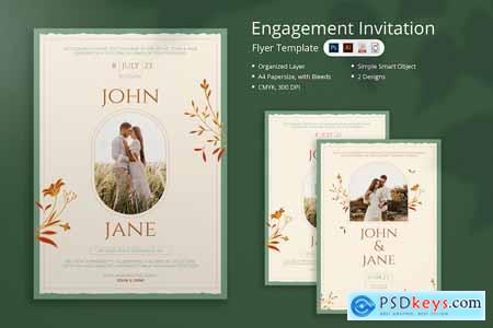 Nime - Engagement Invitation Flyer