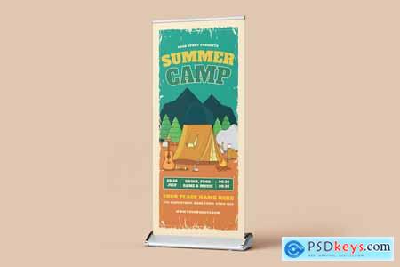 Summer Camp Rollup Banner