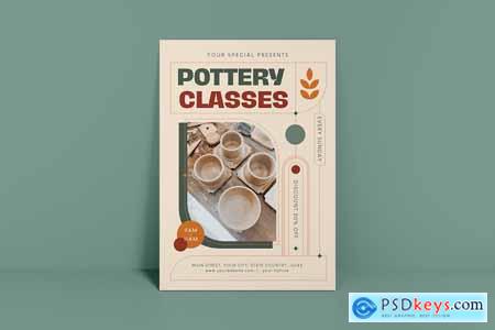 Pottery Class Flyer