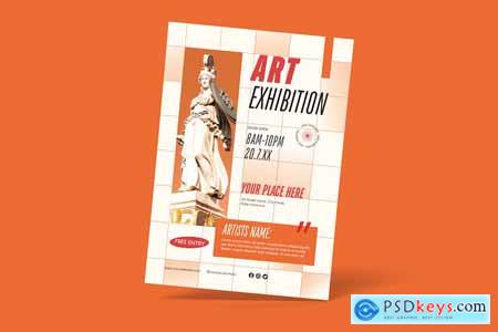 Art Exhibition Flyer 7R4YCQZ