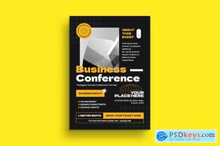 Black Hypebeast Business Conferences Flyer Set