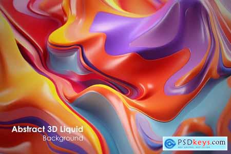 High quality Abstract 3D Liquid Background CGVE6LL