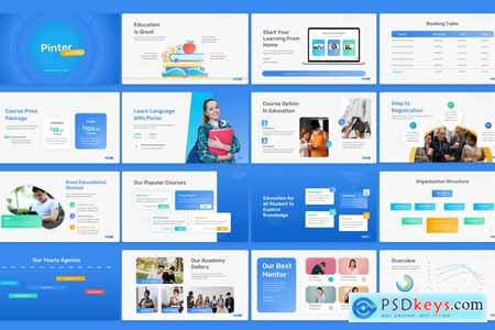 Pinter Education PowerPoint Template