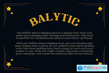 Balytic Charming Victorian Font