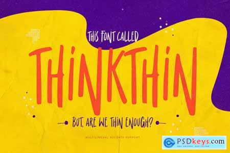 Thinkthin - Display Thin Font