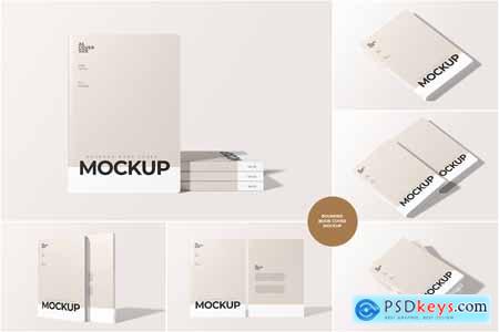 Rounded Book Cover Mocku