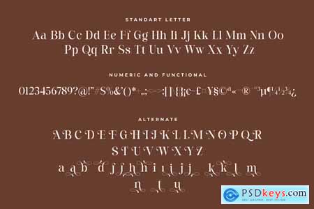 Felgine Ligature Serif Font