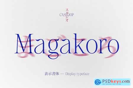 Cas Magakoro Display Serif