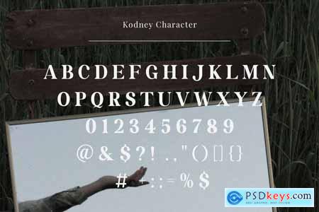 Kodney - Modern Serif Font