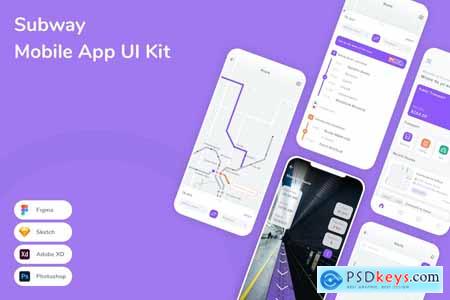 Subway Mobile App UI Kit