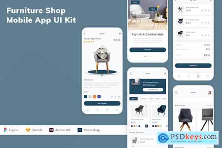 Furniture Shop Mobile App UI Kit