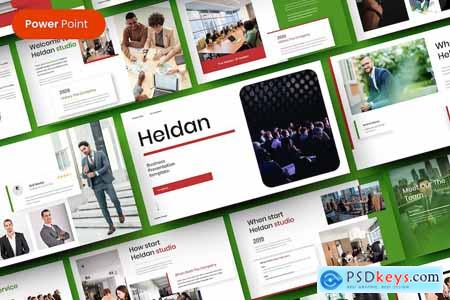 Heldan  Business PowerPoint Template