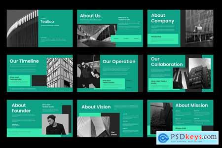 Tealica - Business PowerPoint Template