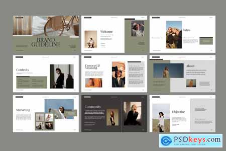 Brand Guideline Powerpoint Template