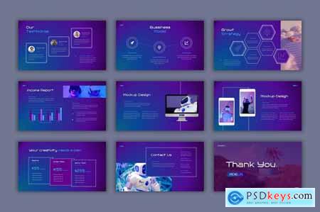 Adela - Digital Business PowerPoint Template