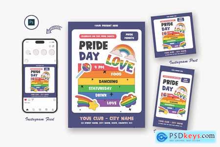 Gorge Pride Day Flyer Template