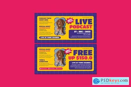 Live Podcast Voucher