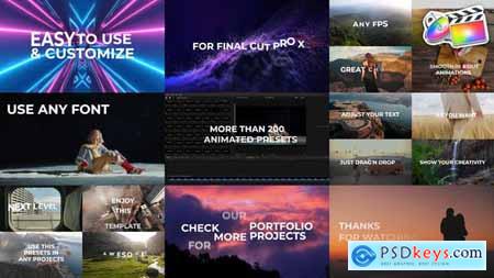 200+ Text Animation Presets for FCPX 45527398