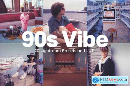 20 90s Vibe Lightroom Presets and LUTs