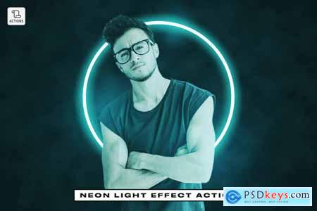 Neon Light Effect Action