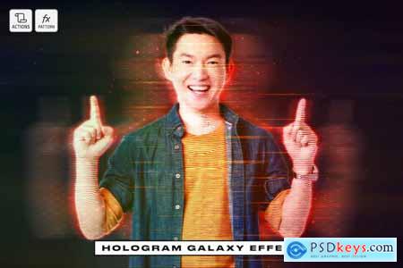 Hologram Galaxy Effect