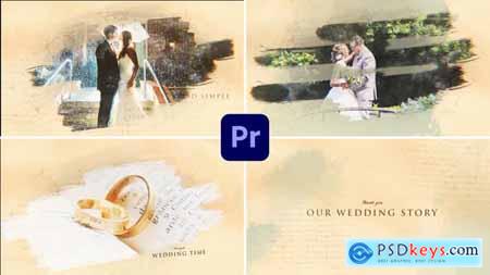 Wedding Romantic Love Ink & Brush Story 45167535