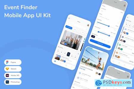 Event Finder Mobile App UI Kit