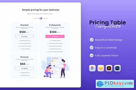 Pricing Plan UI Component