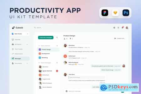 Team Chat Software UI Kit