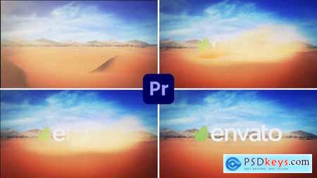 Epic Desert Sand Dune Logo Text Reveal 45571253