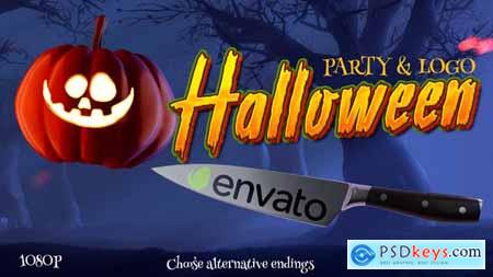 Happy Halloween Party & Logo 34423580