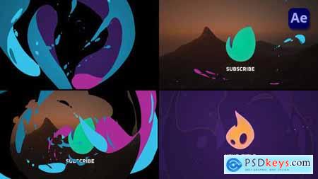 Colorful 2D Cartoon Liquid Logo Opener [After Effects] 46065488