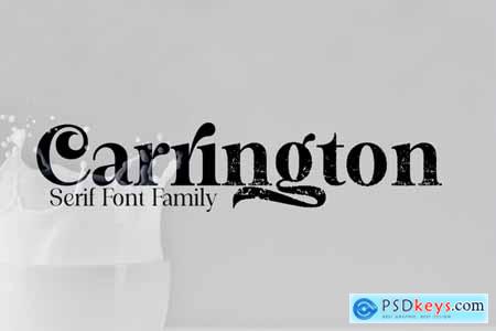Carrington serif family font