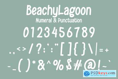 Beachy Lagoon - A Modern Handwritten Font