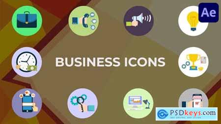 Animated Business Icons for After Effects 45973444