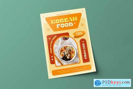 Korean Food Flyer