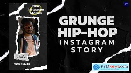 Grunge Hip-Hop Story & Reels Mogrt 45554958
