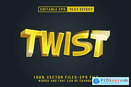 Twist Editable Text Effect