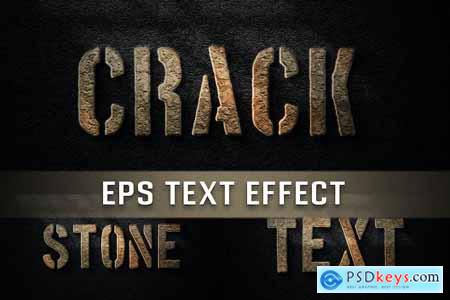 Crack Editable Text Effect