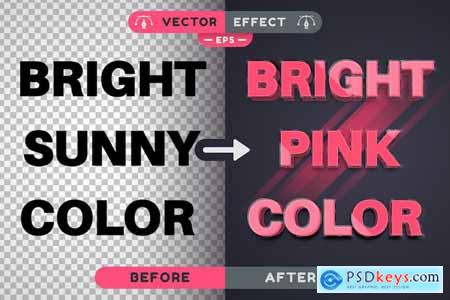 Pink Love - Editable Text Effect, Font Style