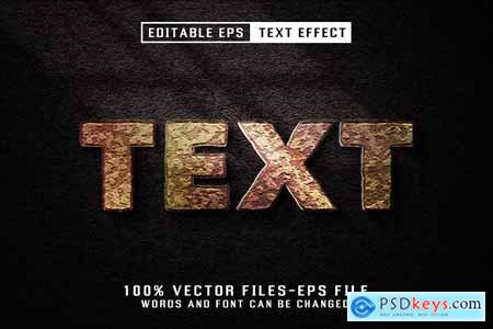 Rust Editable Text Effect