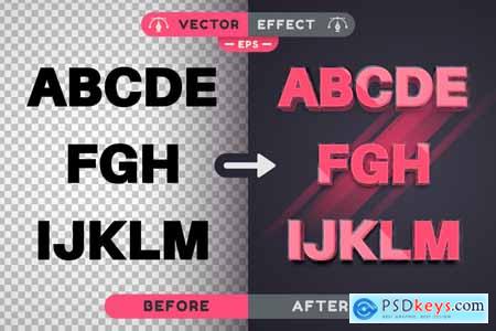 Pink Love - Editable Text Effect, Font Style