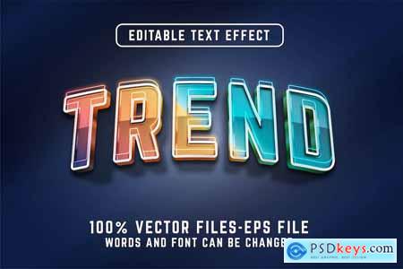 Trend Editable Text Effect