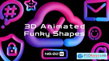 3D Animated Funky Shapes 02 45954531