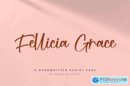 Fellicia Grace Elegant Signature Handwriting Font