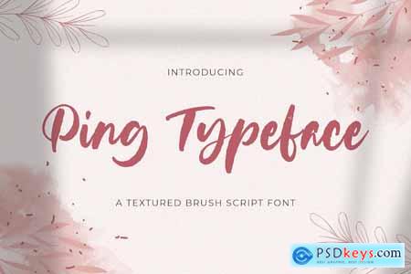 Ping Typeface - HandBrush Font