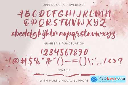 Ping Typeface - HandBrush Font